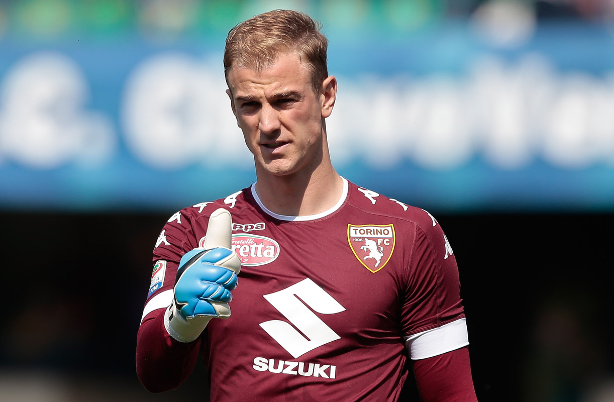 Joe Hart of Torino FC gestures during the Serie A match between AC ChievoVerona and FC Torino at Stadio Marc'Antonio Bentegodi on April 23, 2017 in Verona, Italy. (Photo by Emilio Andreoli/Getty Images)